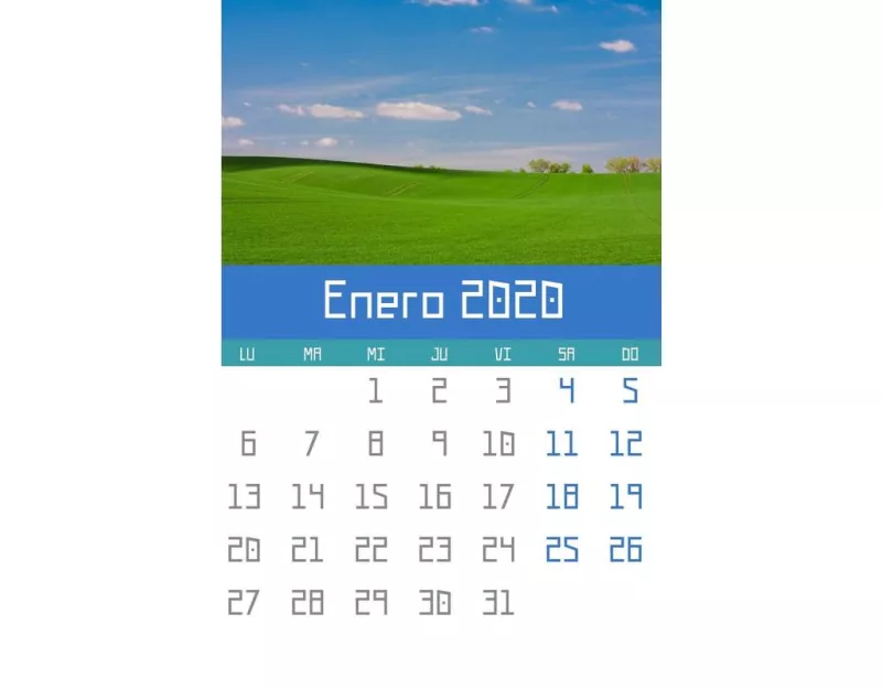 Créez un calendrier personnalisé des mois de 2025 ..