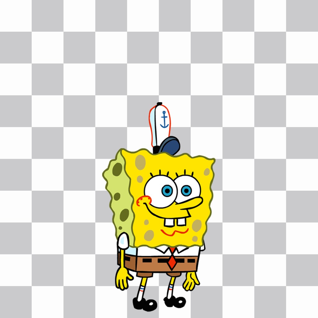 Ajouter SpongeBob  sur vos photos avec cet autocollant  